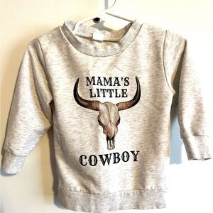 Gray Baby Cowboy Sweatshirt